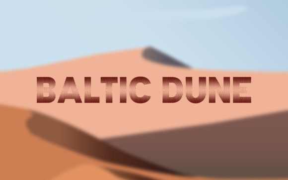 Baltic Dune: A Creative Font for Bold Branding & Design