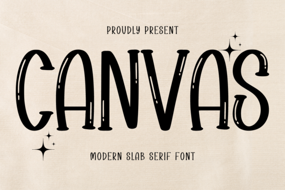 Canvas: A Bold Slab Serif for Modern Branding