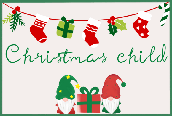 Christmas Child: A Handwritten Font for Every Creative Project