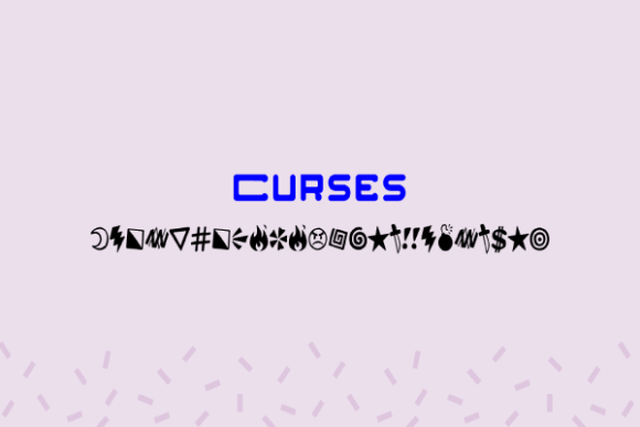 Curses: The Dingbats Font That Brings Playful Doodles to Your Projects