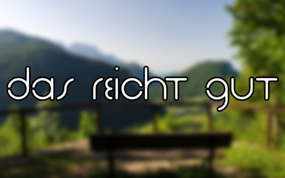 Das Reicht Gut: A Font That Flows With Your Creativity