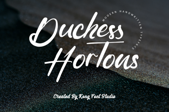 Duchess Hortons: A Handwritten Script for Modern Creators