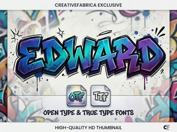 Edward: The Graffiti Typeface That Brings Street Energy to Design