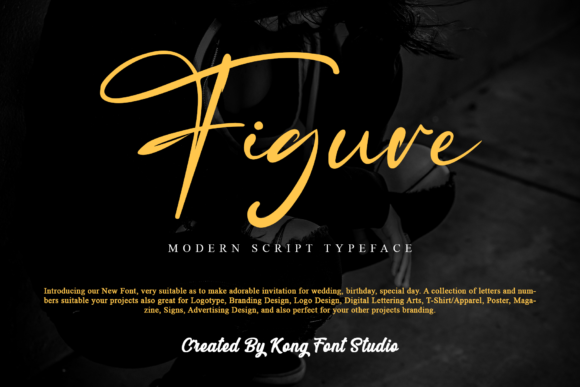 Figure: A Playful Handwritten Script for Creative Projects