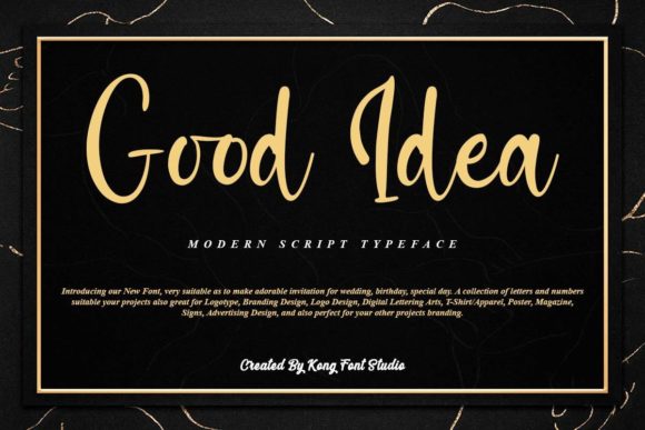 Good Idea: A Handwritten Font That Feels Like a Creative Breakthrough