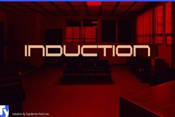 Induction: A Modern Display Font for Bold Branding