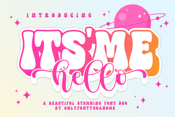 Itsmehello Regular: A Font Duo for Bold, Expressive Design
