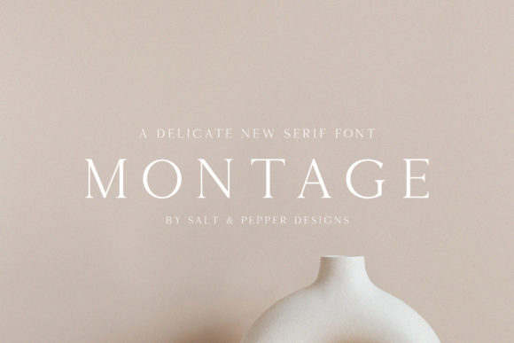 Montage: A Serif Font That Balances Elegance with Everyday Use