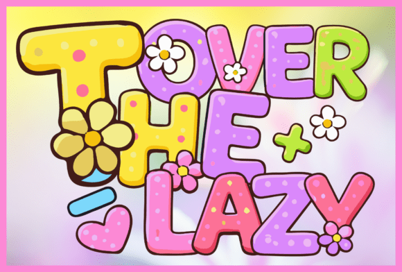 Over the Lazy: A Sweet Spring Charm for Your Creative Projects