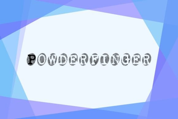 Powderfinger: A Typeface That Brings Handmade Charm to Your Projects