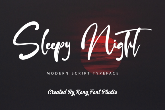 Sleepy Night: Your Go-To Font for Playful & Modern Designs