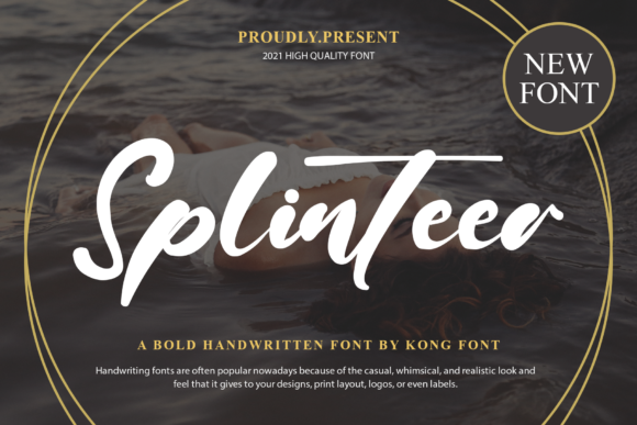 Splinteer: A Handwritten Font with a Modern Edge for Creatives