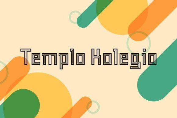Templo Kolegio: A Playful Font for Creative Projects
