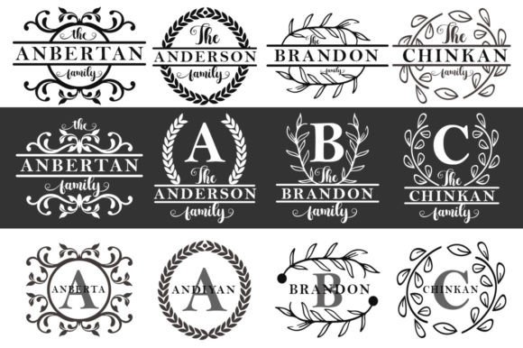 The Family Monogram Font: Authentic Charm for Modern Creators
