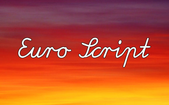 The Flowing Elegance of Euro Script for Modern Designers